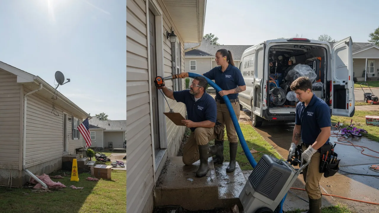 Ceiling Water Damage Restoration in Mcarthur, OH near me